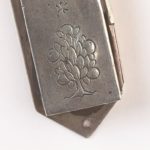 Close up of Bottom of Mezuzah with Tree Detail