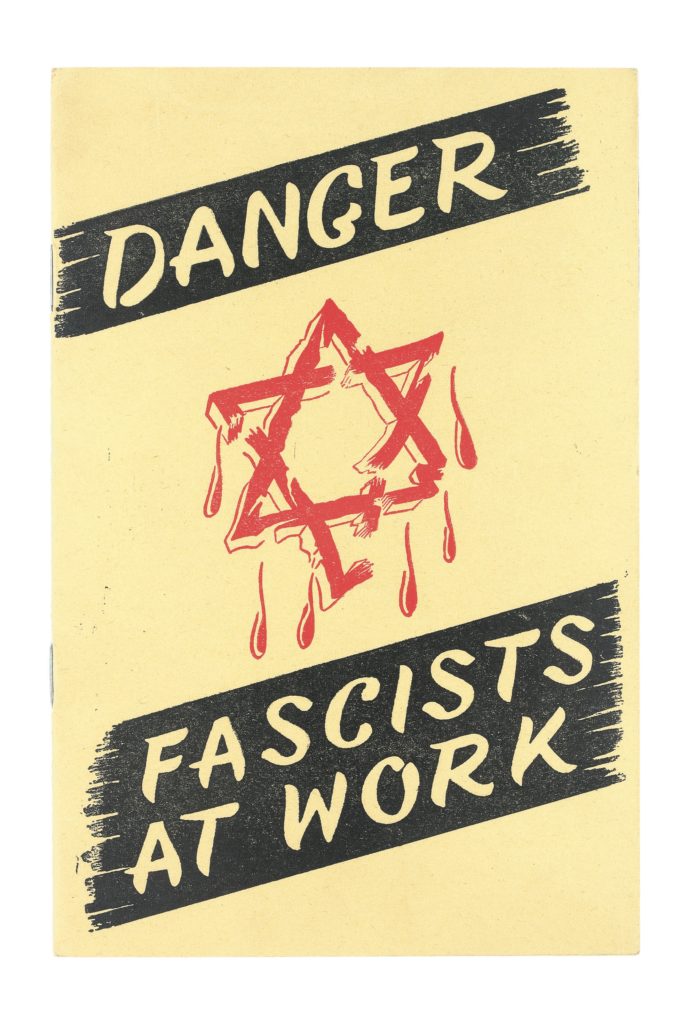 Danger - Fascists at Work poster