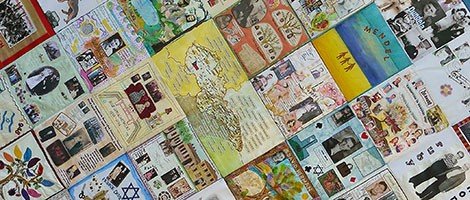 Memory quilts exhibition banner