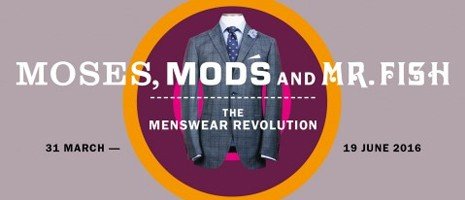 Menswear Revolution exhibition banner