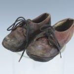 Shoes of Barney Greenman: Barney Greenman, born March 1940, and his mother were killed at Auschwitz.