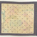 A polka dot handkerchief with hand-written messages