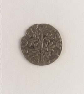 A silver coin 