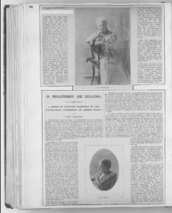 A black and white newspaper article 