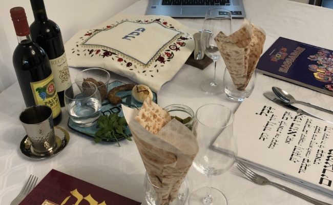 Pesach Seder night celebrated during COVID-19