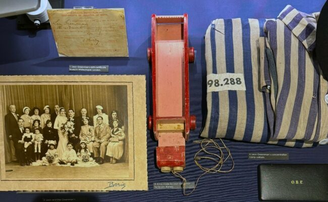 Jewish Museum London displays items from Leon Greenman’s life at National Holocaust Centre and Museum, and loans Greenman archive to Nottingham University
